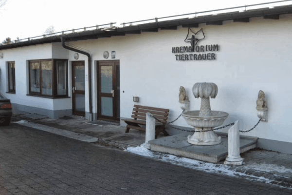 Tier trauer vor Ort